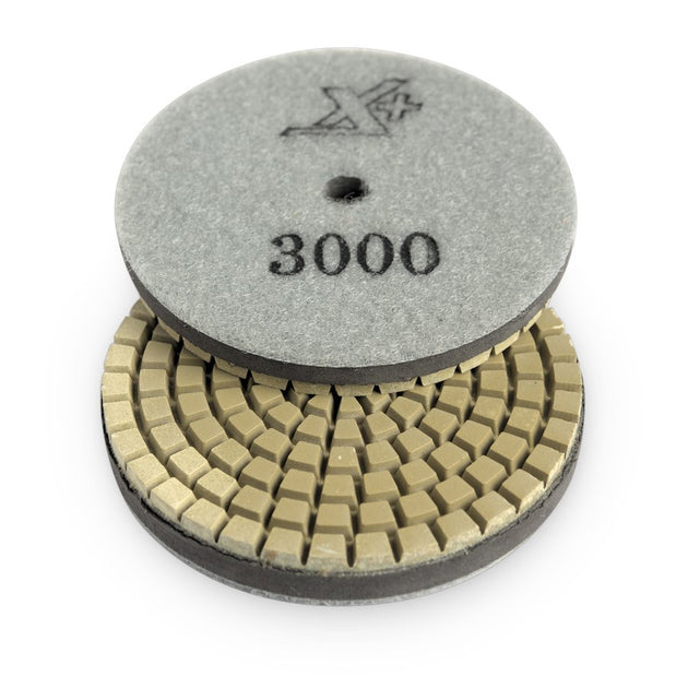 Worx New Flex Resin Dry Polishing Pad - 3000Grit -75mm – MegaDiamond Tools